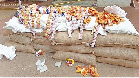 550 கிலோ குட்கா பறிமுதல்: திருச்சியில் குடோன் உரிமையாளர் கைது