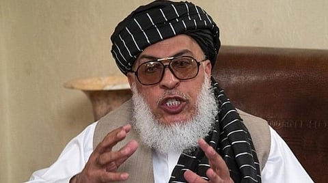 தலிபான் தலைவர் ஷெர் முகமது அப்பாஸ் ஸ்டானிக்ஜாய் : படம் உதவி ட்விட்டர்