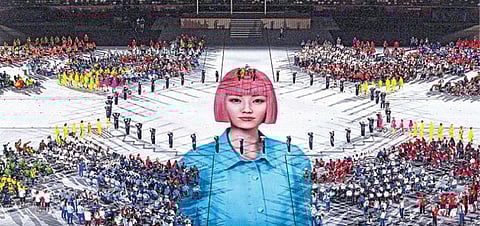 ஜப்பானின் டோக்கியோ நகரில் நடைபெற்று வந்த பாராலிம்பிக் போட்டிகள் நேற்று கோலாகலமாக நிறைவடைந்தது. நிறைவு விழாவில் கண்கவர் நிகழ்ச்சி நடத்திய கலைஞர்கள்.படம்:ஏஎப்பி