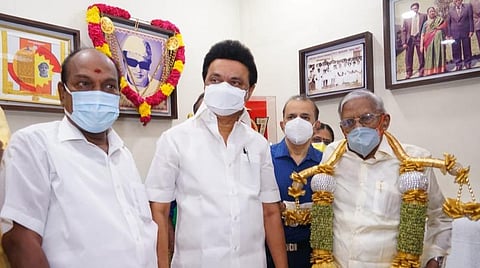 ஆர்.எம்.வீரப்பனுக்கு முதல்வர் ஸ்டாலின் வாழ்த்து.