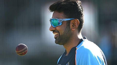 பயிற்சியில் ஈடுபட்ட இந்திய வீரர் அஸ்வின் | ப டம் உதவி ட்விட்டர்