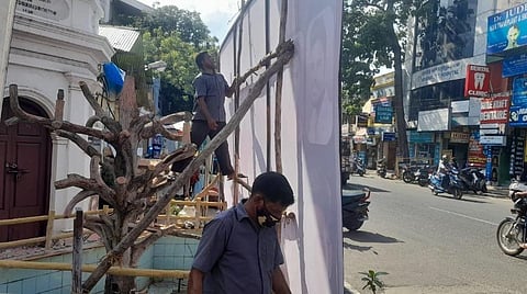 உள்ளாட்சித் தேர்தல்: புதுச்சேரியில் போஸ்டர், பேனர்கள் அகற்றம்