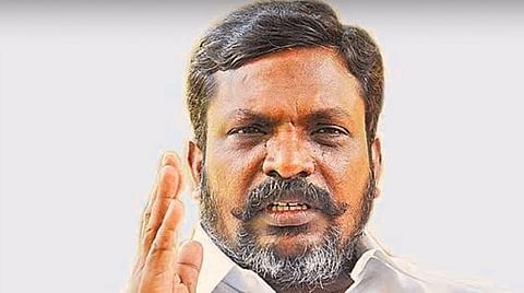 திருமாவளவன்: கோப்புப்படம்