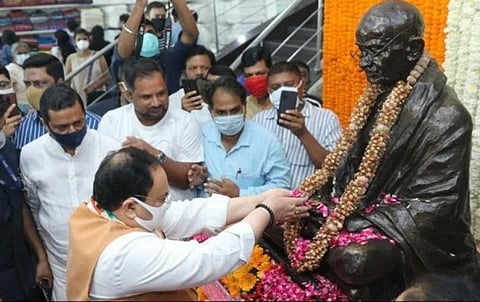 அக்.7 வரை பாஜக தொண்டர்கள் காதி பொருட்கள் வாங்குவார்கள்: தேசிய தலைவர் ஜே.பி. நட்டா தகவல்