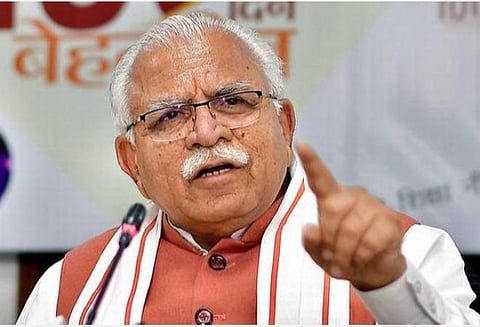 ஹரியாணா முதல்வர் மனோகர் லால் கட்டார் | கோப்புப்படம்