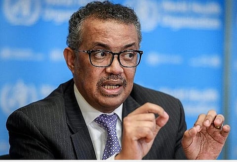 உலக சுகாதார அமைப்பின் தலைவர் டெட்ராஸ் அதானம் கெப்ரியாசிஸ் | கோப்புப்படம்