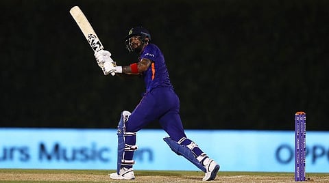 24 பந்துகளில் அரைசதம் அடித்த கே.எல்.ராகுல் |படம் உதவி ட்விட்டர்