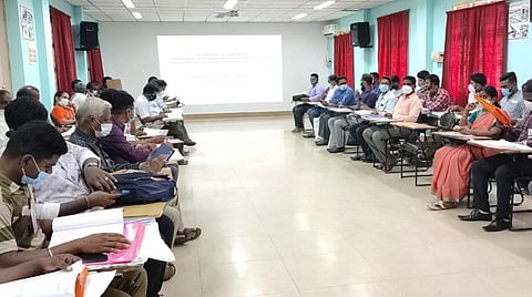 புதுச்சேரியில் தன்னார்வலருக்கு பேரிடர் மேலாண்மை பயிற்சி