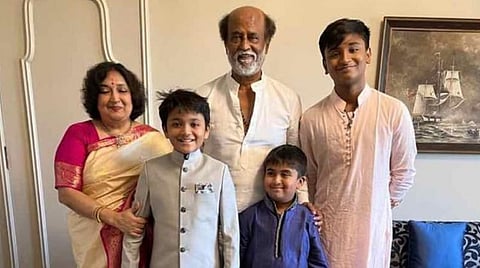 'அண்ணாத்த' பார்த்து பேரன் குஷி: ரஜினிகாந்த் மகிழ்ச்சி