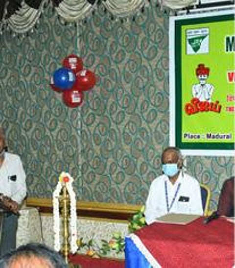 மதுரையில் எம்எப்எல் சார்பில் நடந்த விழிப்புணர்வு நிகழ்ச்சியில் பேசினார் ஊழல் தடுப்புப் பிரிவு துணை கண்காணிப்பாளர் சத்தியசீலன்.