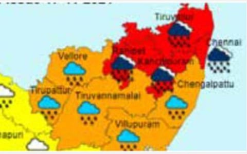 இன்று அதிகனமழை பெய்ய வாய்ப்பு; சென்னை, திருவள்ளூர் உள்ளிட்ட 4 மாவட்டங்களுக்கு ரெட் அலர்ட்: முன்னெச்சரிக்கை நடவடிக்கைகள் தீவிரம்