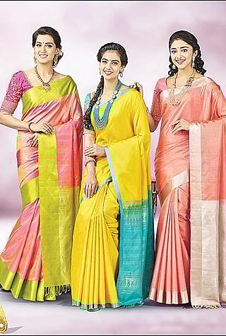 தி சென்னை சில்க்ஸ் சார்பில் - ‘கண்மணி’ பட்டு புடவை ரகம் அறிமுகம் :