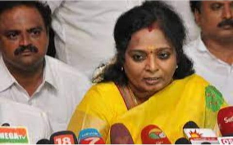 புதுச்சேரி துணை நிலை ஆளுநர் தமிழிசை சவுந்தரராஜன் | கோப்புப் படம்.