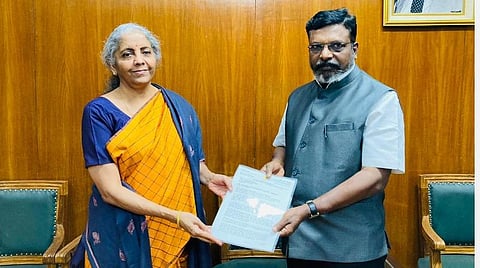 தேசியவங்கிகளை தனியார்மயமாக்கும் மசோதாக்களை கைவிடுக: நிர்மலா சீதாராமனிடம் விசிக வலியுறுத்தல்