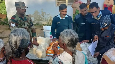 ஹெலிகாப்டர் விபத்து: மீட்புப் பணியில் ஈடுபட்ட நஞ்சப்பசத்திரம் மக்களுக்கு விமானப்படை நன்றி