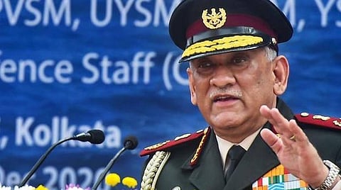 ராணுவ வெற்றி கொண்டாட்டத்தில் முப்படைத் தலைமை தளபதி பிபின் ராவத்தின் பேச்சு ஒலிபரப்பு