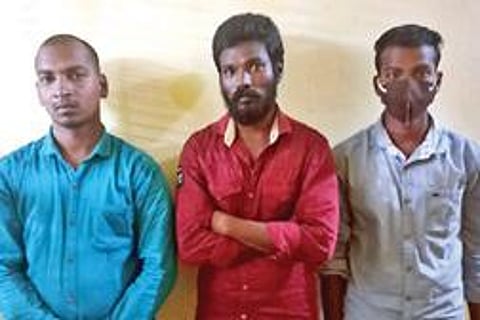 கைதான அண்ணாமலை, அரிகிருஷ்ணன், அஜீத்.