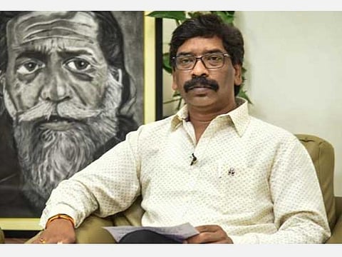 ஜார்க்கண்ட் முதல்வர் ஹேமந்த் சோரன் |படம் உதவி ட்விட்டர்