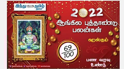 2022 எப்படி இருக்கும்? அஸ்தம் நட்சத்திர அன்பர்களே! நம்பிக்கை கூடும்; கவனம் தேவை; வேலையில் மாற்றம்; பண வரவில் தாமதம்!