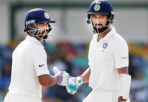 இந்திய வீரர்கள் ரஹானே, புஜாரா | கோப்புப்படம்