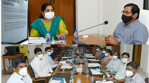 'அச்சமின்றி வாக்களிக்க ஏற்பாடு செய்க' - நகர்ப்புற உள்ளாட்சித் தேர்தல் பார்வையாளர்களுக்கு வெ.பழனிகுமார் அறிவுரை