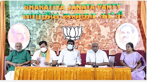 கோவை, குமரியில் அதிக இடங்களைக் கேட்க திட்டம்: 2-வது நாளாக தமிழக பாஜக ஆலோசனை