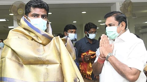 கூட்டணி முறிவுக்கு முன்பு பேச்சுவார்த்தையின்போது அண்ணாமலை, எடப்பாடி பழனிசாமி.