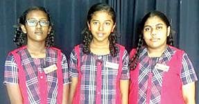 தேசிய அளவிலான விண்வெளி சவால் போட்டியில் 2-ம் இடம் பெற்ற தூத்துக்குடி மாணவியர்.