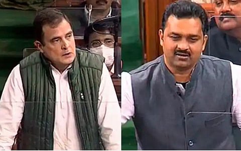 ராகுல் காந்தி, கமலேஷ் பாஸ்வான்.