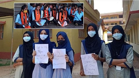 ஹிஜாப், காவித் துண்டு, கர்நாடகா... 'யாருக்கும் அதிகாரமில்லை' - முஸ்லிம் மாணவிகள் போராட்டமும் சில பார்வைகளும்