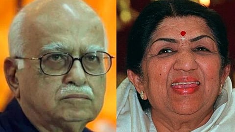 அயோத்தி ரத யாத்திரைக்காக லதா மங்கேஷ்கர் பாடிய ராமர் பஜனையை மறக்கமுடியாது : எல்.கே.அத்வானி புகழஞ்சலி