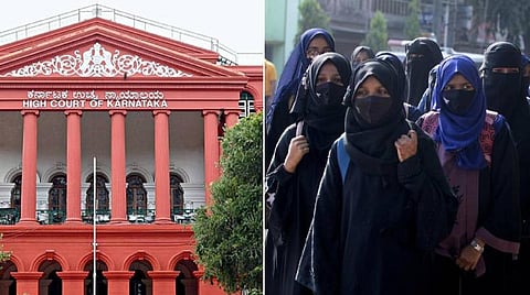 ஹிஜாப் வழக்கு: கூடுதல் அமர்வுக்கு மாற்றி கர்நாடக உயர் நீதிமன்றம் உத்தரவு