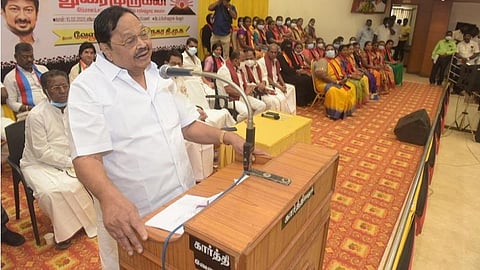 நீட் விலக்கு மசோதாவை குடியரசுத் தலைவருக்கு அனுப்பாவிட்டால் ஆளுநரை திட்டுவோம்: அமைச்சர் துரைமுருகன்