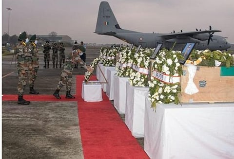 அருணாச்சல் பனிச்சரிவில் சிக்கி உயிரிழந்த ராணுவ வீரர்களின் உடல் சொந்த ஊர்களுக்கு அனுப்பிவைப்பு