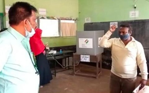 வாக்குச்சாவடியில் ஹிஜாப் எதிர்ப்பு - மதுரை மேலூர் பாஜக முகவர் மீது நான்கு பிரிவுகளின் கீழ் வழக்கு