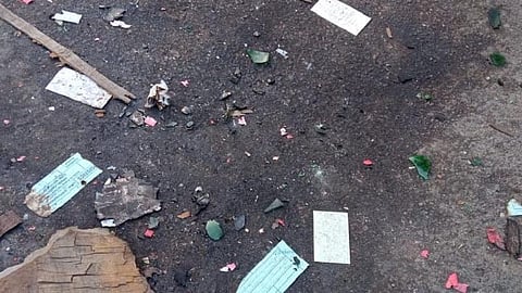 கோவையில் வலிமை திரைப்படம் வெளியான திரையரங்கம் முன்பு பெட்ரோல் குண்டு வீச்சு