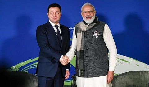 'இந்தியா இயன்றதை செய்யும்' - உக்ரைன் அதிபரிடம் பிரதமர் மோடி உறுதி