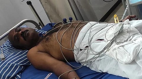 ராஜினாமா செய்ய திமுக தொடர்ந்து வலியுறுத்தலால் பெரியகுளம் துணை தலைவர் மருத்துவமனையில் அனுமதி