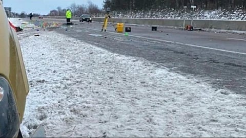 விபத்துப் பகுதி.