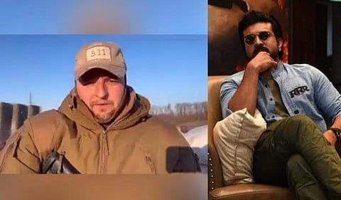 போரால் பாதிக்கப்பட்ட உக்ரைன் காவலர் - மருந்து, பணம் அனுப்பிய ராம் சரண்