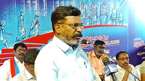 விசிக தலைவர் திருமாவளவன் | கோப்புப் படம்