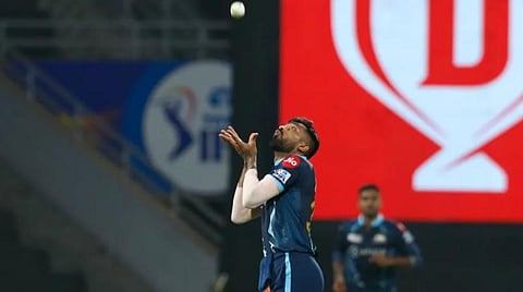 IPL 2022 | தன் வினை தன்னைச் சுடும் - ஷமி பந்துவீச்சில் கேட்ச் தவறவிட்ட ஹர்திக் பாண்டியா