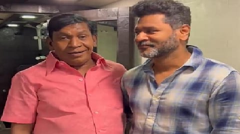 'சிங் இன் தி ரெயின்' - வடிவேலுவுடன் பிரபு தேவா... வைரலாகும் வீடியோ