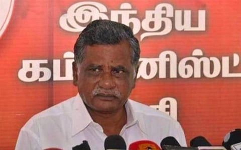 தமிழக அரசை மிரட்டும் அரசியலில் ஈடுபடும் பாஜக மாநிலத் தலைவர் அண்ணாமலை: இந்திய கம்யூ. மாநிலச் செயலர் குற்றச்சாட்டு