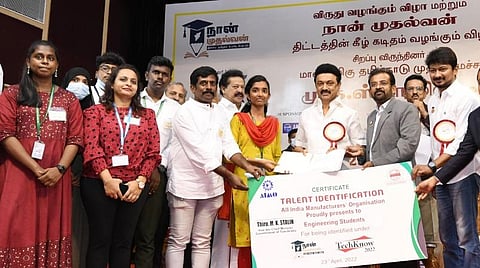 கல்வி, தொழில், உற்பத்தி இணைந்து செயல்படுவது மகிழ்ச்சி அளிக்கிறது - முதல்வர் ஸ்டாலின்