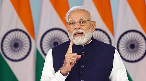 இந்தியா என்றால் வர்த்தகம்; அடுத்த தொழில்நுட்ப புரட்சிக்கு நாடு தலைமையேற்கும்: பிரதமர் மோடி பெருமிதம்