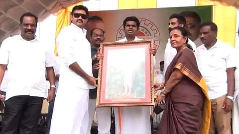 இலங்கையில் பாஜக தலைவர் அண்ணாமலை.