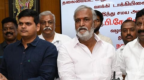 தருமபுரம் ஆதீனம் பட்டின பிரவேசம் விஷயத்தில் அனைவரும் மனம் குளிரும் வகையில் முடிவு: அமைச்சர் சேகர்பாபு தகவல்