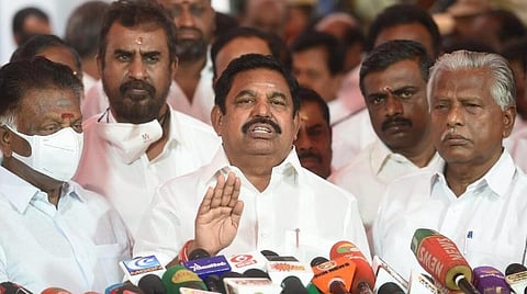 'திமுக ஆட்சியில் சட்டம் ஒழுங்கு கெட்டுப்போயுள்ளது' - ஈபிஎஸ் குற்றச்சாட்டு