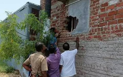 விருதுநகரில் டாஸ்மாக் கடையில் சுவரை துளையிட்டு மது பாட்டில் திருட்டு